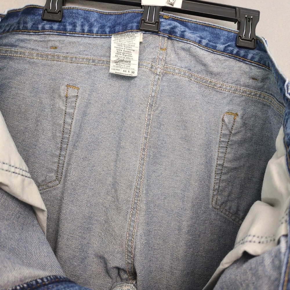 Carhartt Traditional Fit Jeans Mens 44x30" Workwear B280 PRW Rugged Outdoors Y2K - Picture 8 of 8